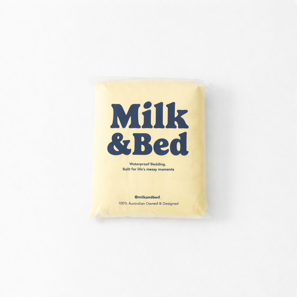 Waterproof Fitted Sheet | Queen | Butter