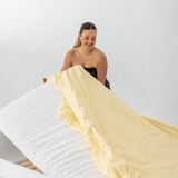 Waterproof Fitted Sheet | Caravan Bunk | Lemon