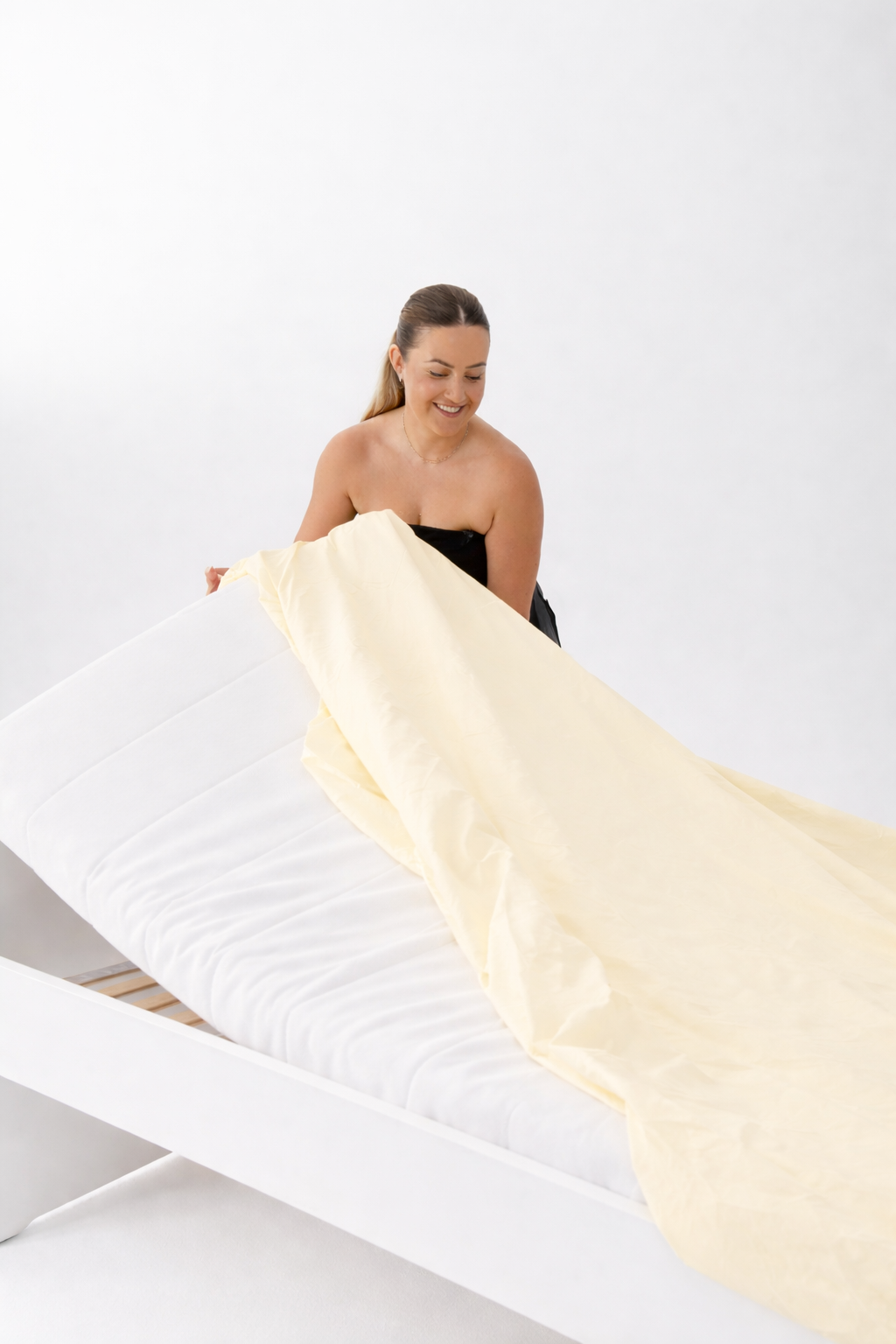 Waterproof Fitted Sheet | Queen | Butter