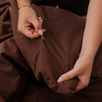 Quilt Cover | Single | Espresso - Milk&Bed