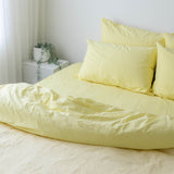 Quilt Cover | Double | Lemon/Butter