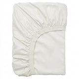 Waterproof Fitted Sheet | King Single | Milk