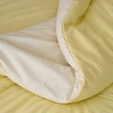 Quilt Cover | Double | Lemon/Butter